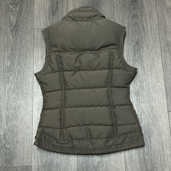 Abercrombie & Fitch Chocolate Brown Y2K Fitted Vest - Picture 3 of 5